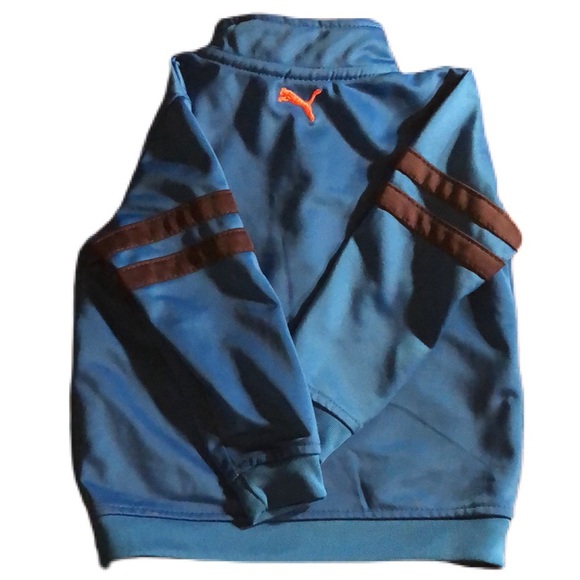 Puma Blue and Orange Puma Jacket - Picture 6 of 6